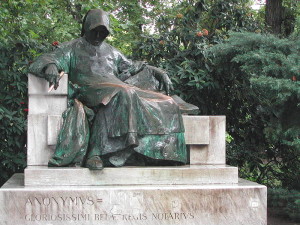 Statue of Anonymus (Budapest)