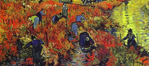 Red Vineyards Near Arles by Vincent Van Gogh